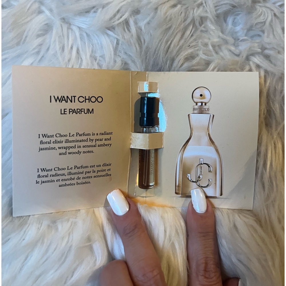 Jimmy Choo designer I Want Choo Fragrance Perfume sample vial new